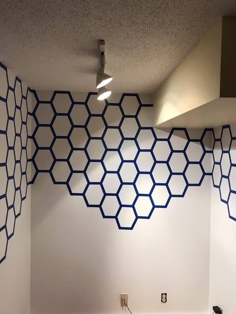 Painting begins of the office make over