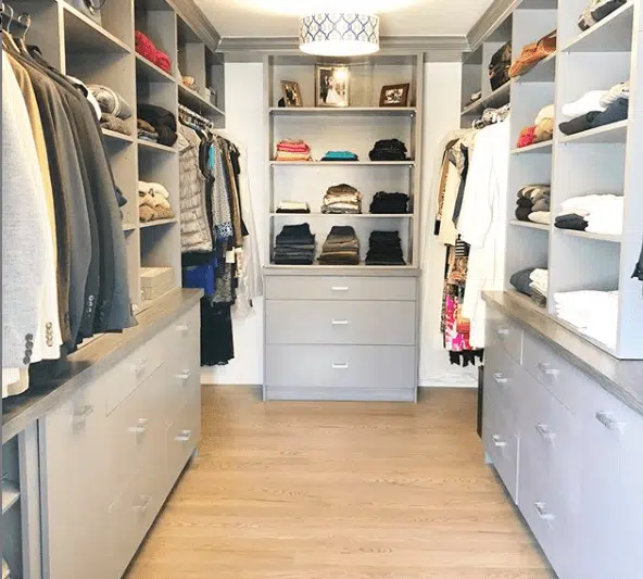 a large Instagram worthy closet