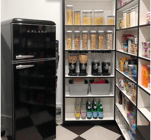 A beautiful curated pantry