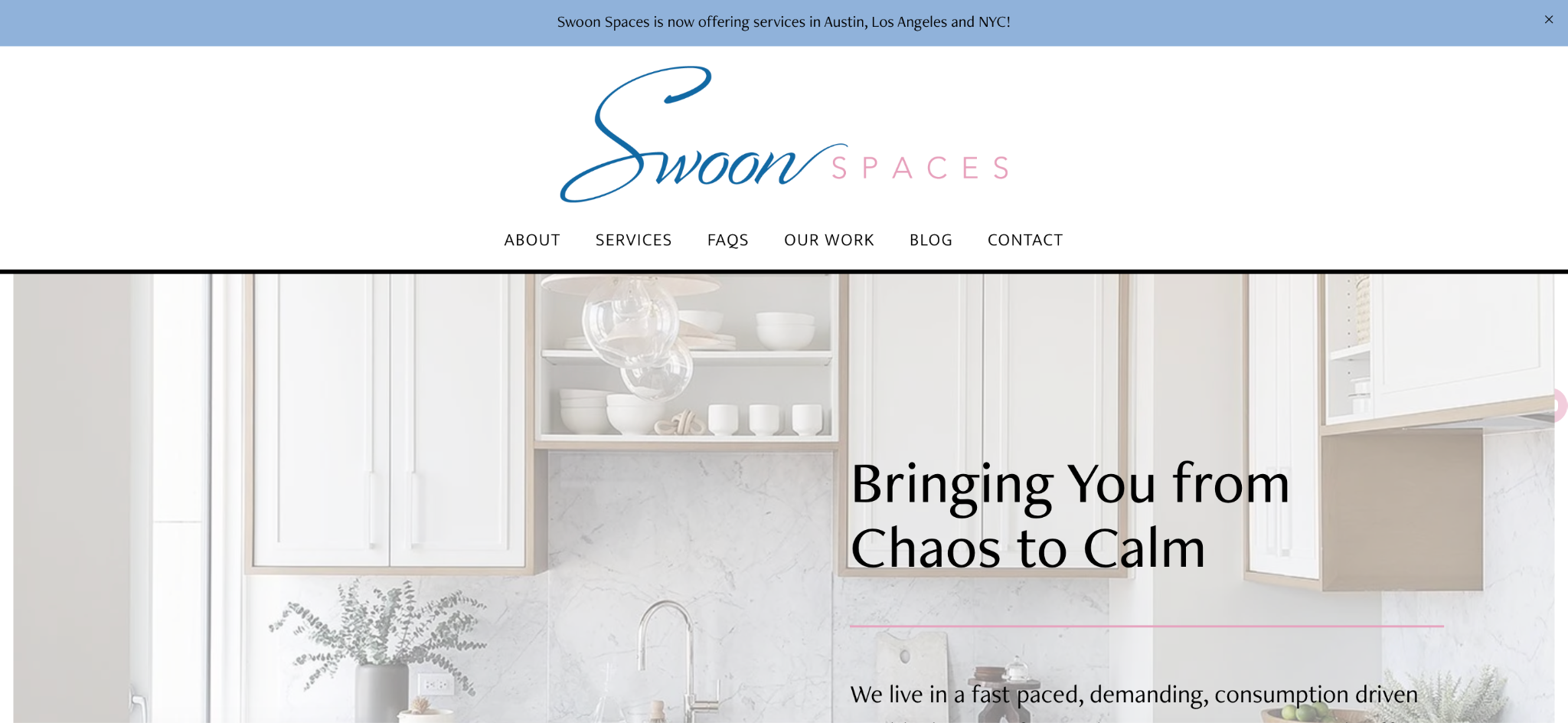 Swoon Spaces - Design-Forward Home Organizing Brooklyn
