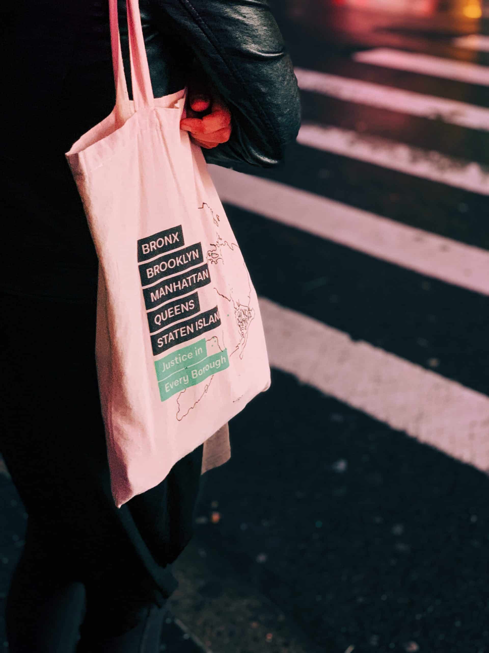tote with all of the NY burroughs